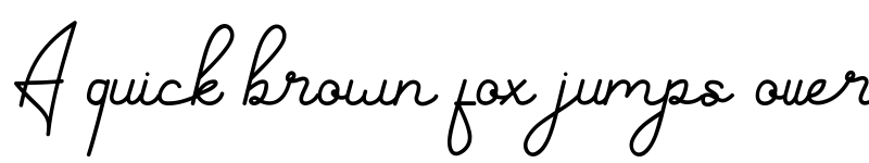 Preview of Hand Signature Demo Regular font