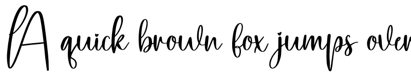 Preview of Handdrawn Regular font