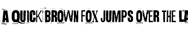 Preview of Handful of Nothing Regular font