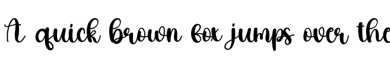 Preview of Handheld Regular font