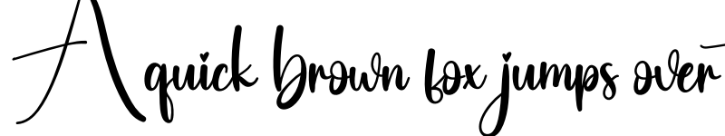 Preview of Handiwork Regular font