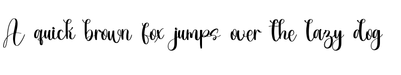 Preview of Handlettering Regular font