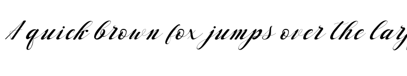 Preview of handlove Regular font