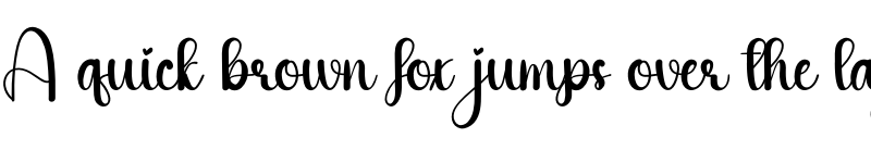 Preview of Handmade Christmas Regular font