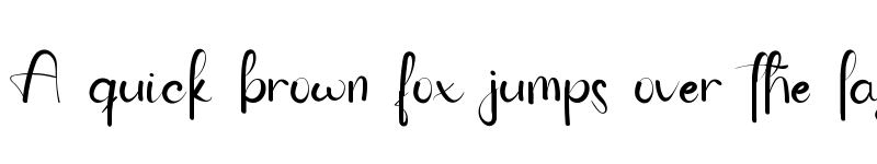 Preview of Handmade Farmhouse Regular font