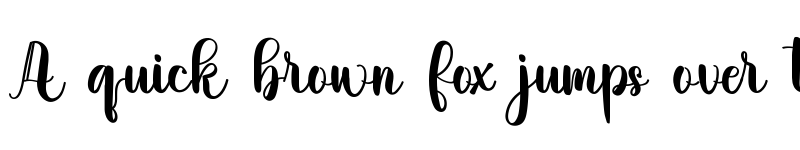 Preview of Handmade Regular font