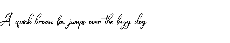 Preview of Handmade Signature Regular font