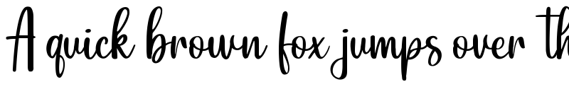 Preview of Handmadescript Regular font