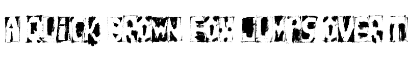 Preview of HandNegativ Regular font