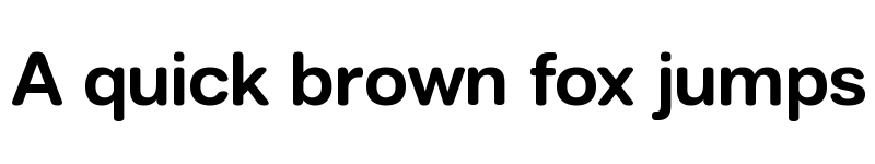 Preview of Hando Soft Trial Bold font