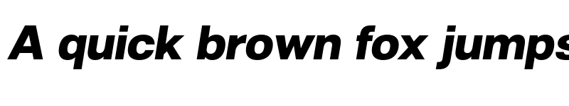 Preview of Hando Trial Black Oblique font