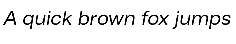 Preview of Hando Trial Oblique font