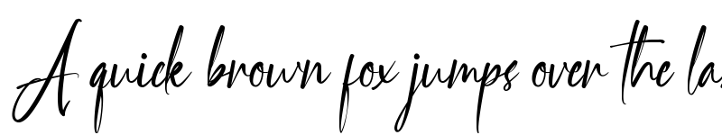 Preview of Handselled Demo Regular font