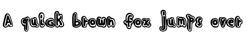 Preview of HandShadow Regular font