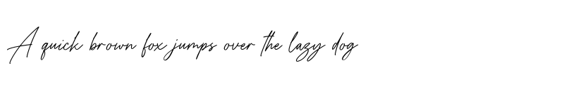 Preview of Handsta Signature Regular font