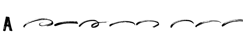 Preview of Handstand Underlines Regular font