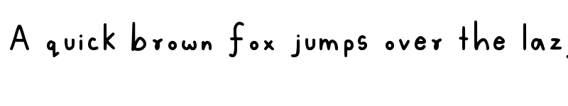 Preview of Handwritten Madness Regular font