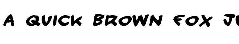 Preview of Handy candy Regular font