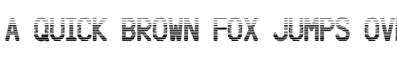 Preview of Hangar Striped font