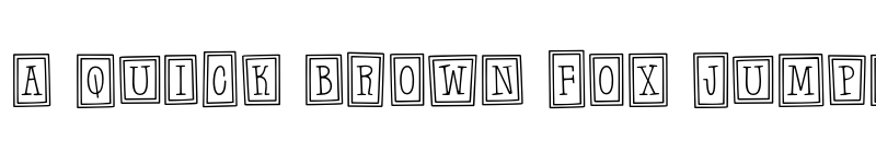 Preview of Hanging Frames Two font