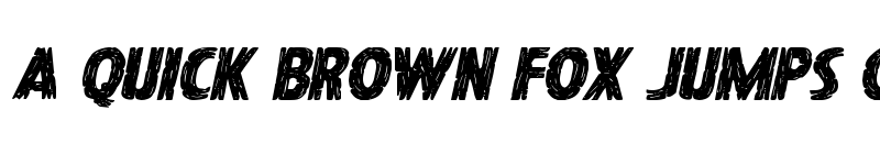 Preview of Hanging Tree Expanded Italic Expanded Italic font