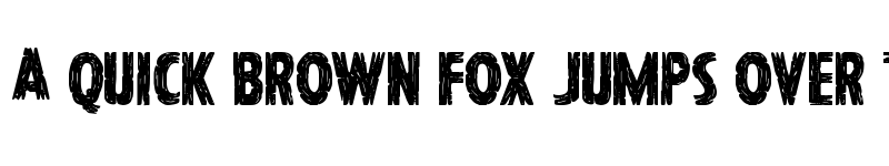 Preview of Hanging Tree Staggered Regular font