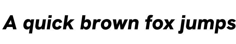 Preview of Hanken Grotesk Black Italic font