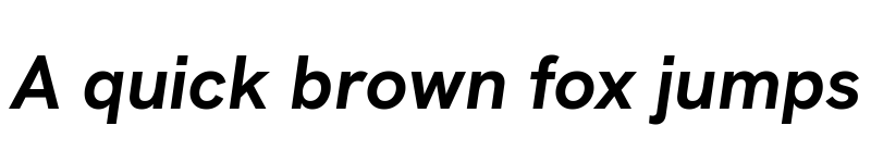 Preview of Hanken Grotesk Bold Italic font