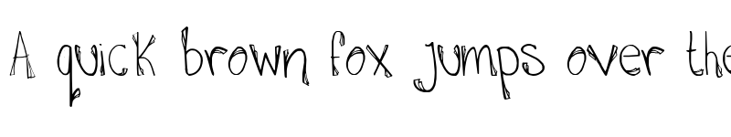 Preview of Hannah Added Some Flare Regular font