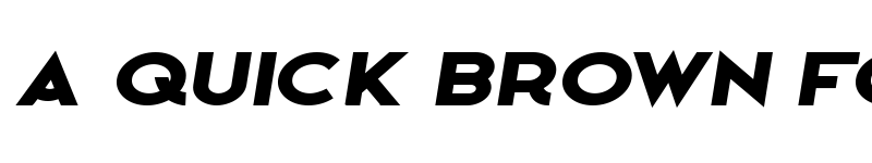 Preview of Hanover Bold Italic font