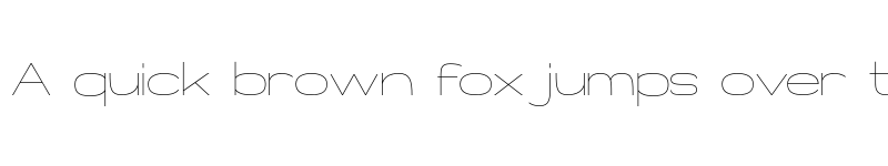 Preview of hanson Hairline font