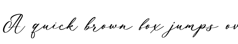 Preview of Hanstelly Regular font