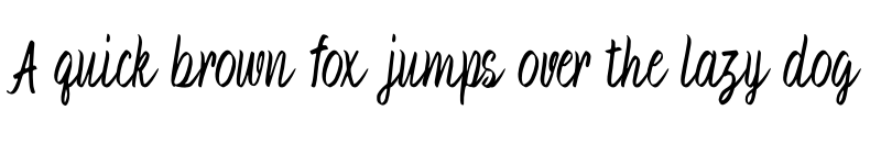 Preview of Hanumku Regular font