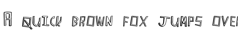 Preview of Happy Caps Regular font