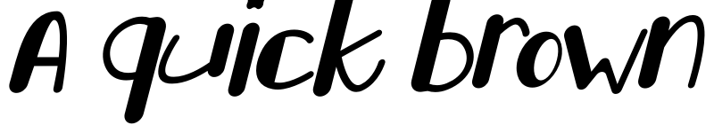 Preview of Happy Dogy Italic font