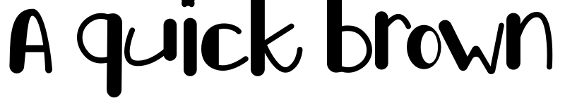 Preview of Happy Dogy Regular font