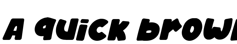 Preview of HAPPY DONUTS Italic font