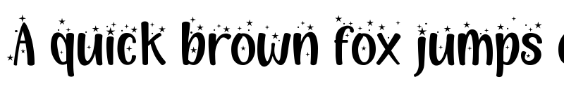 Preview of Happy New Year Party Star font