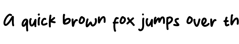 Preview of Happy Wednesday Regular font