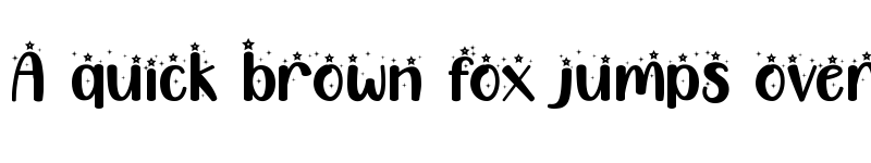 Preview of HappyChristmasParty Star font