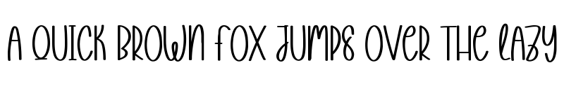 Preview of Happyness Regular font