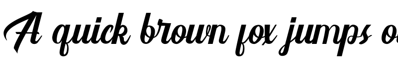 Preview of Hardball Demo Regular font