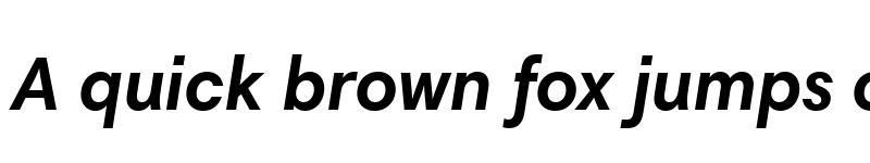 Preview of HarmoniaSansW06-BoldItalic Regular font