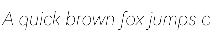 Preview of HarmonyOS Sans Thin Italic font