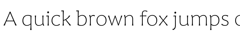 Preview of Harri Text ExtraLight font