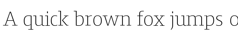 Preview of Harrison Serif Pro ExtraLight font