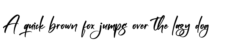 Preview of Harthenlie Regular font