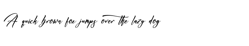 Preview of Harttemon Alisthera Regular font