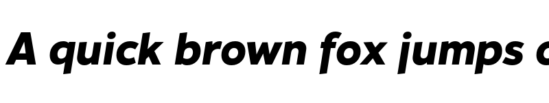 Preview of Hartwell Alt Black Italic font