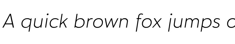 Preview of Hartwell Alt Light Italic font